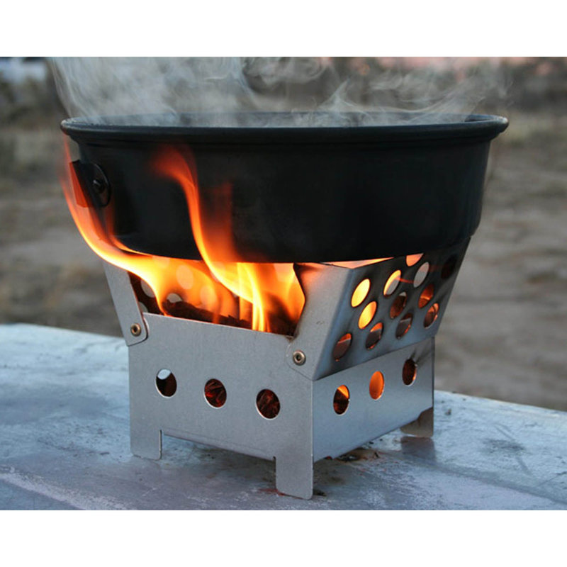 QuickStove Multi Fuel Camp 1Burner Wood Outdoor Stove Wayfair